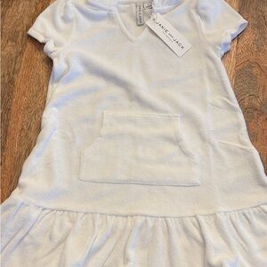 Janie and Jack White Terry Cloth Dress